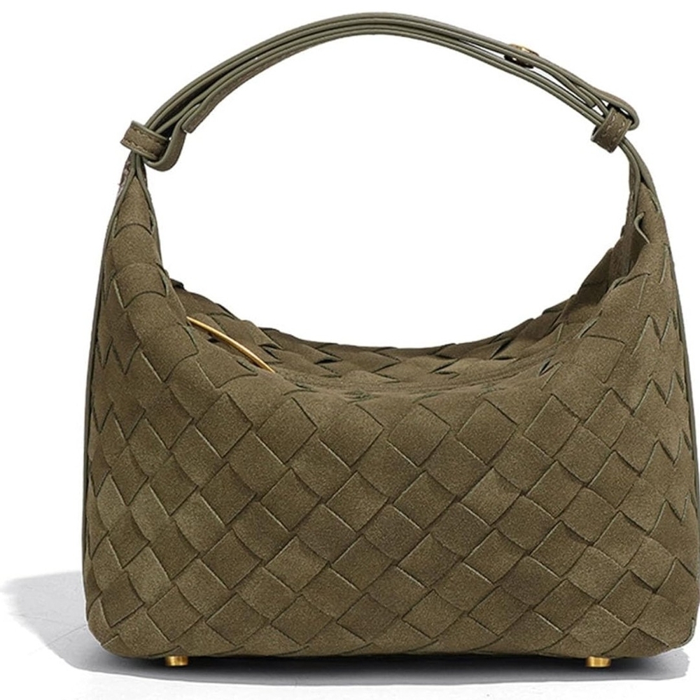 Amazon Green Intrecciato Leather Hobo Bag- Brand New Never Been Carried